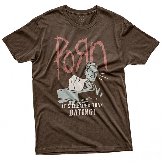 CUC T-Shirt PORN KORN - Divertente #chooseurcolor