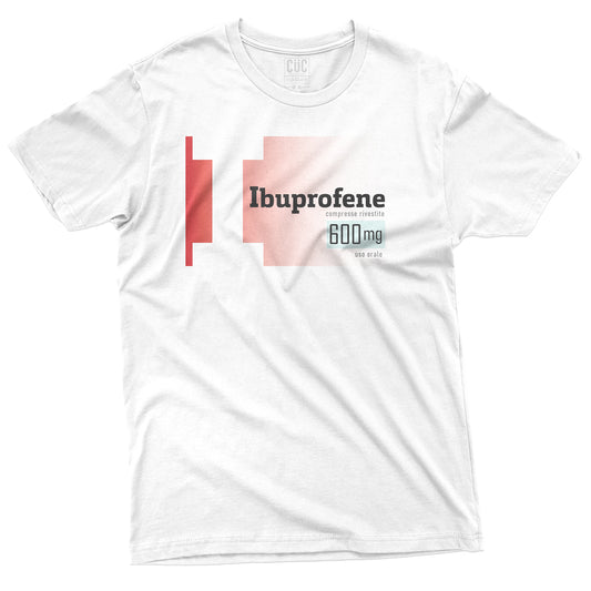 CUC T-Shirt IBUPROFENE 600 - Divertente - Farmaci generici #chooseurcolor