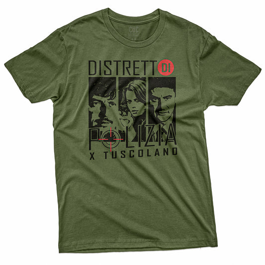 CUC T-Shirt X TUSCOLANO - Distretto di Polizia - #chooseurcolor