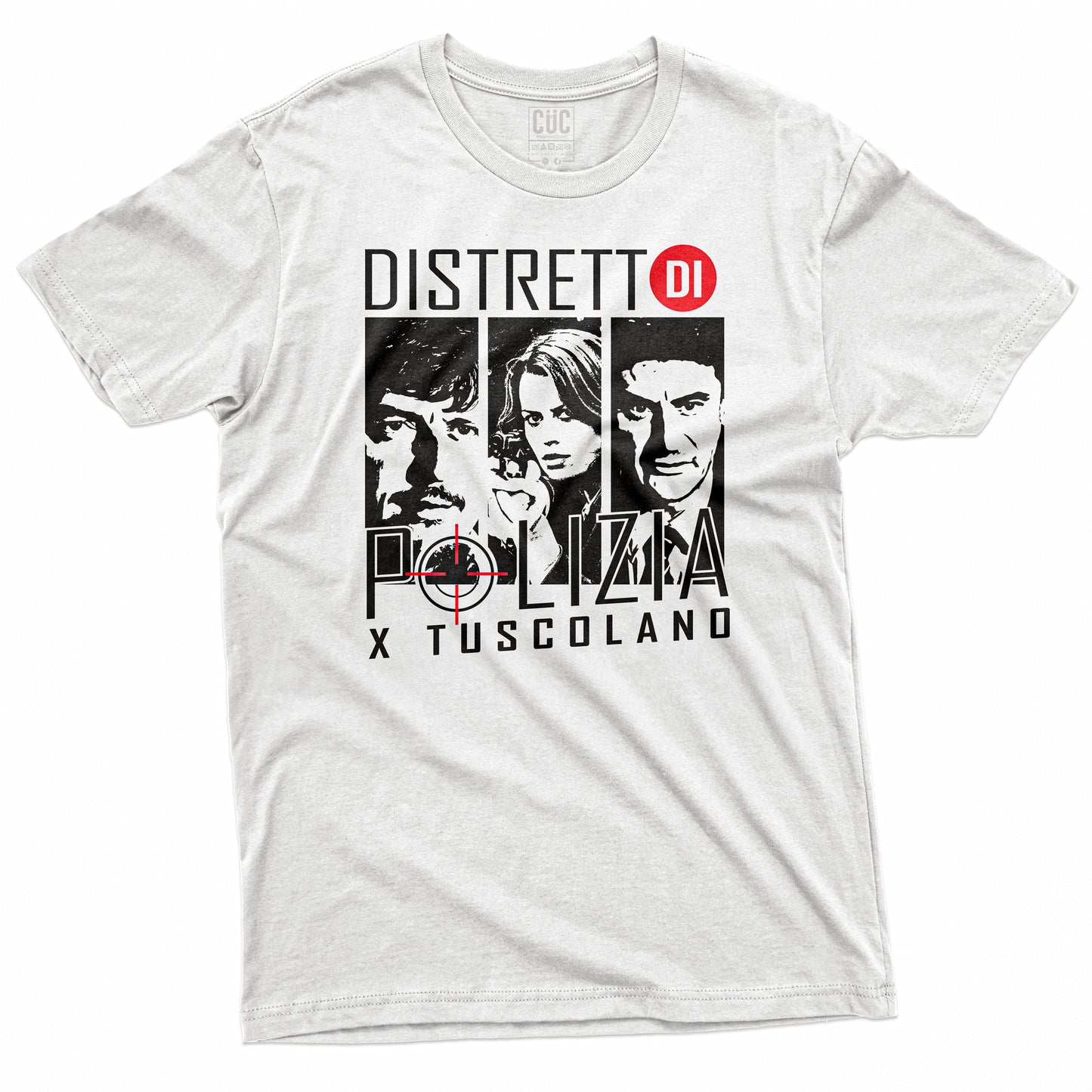CUC T-Shirt X TUSCOLANO - Distretto di Polizia - #chooseurcolor