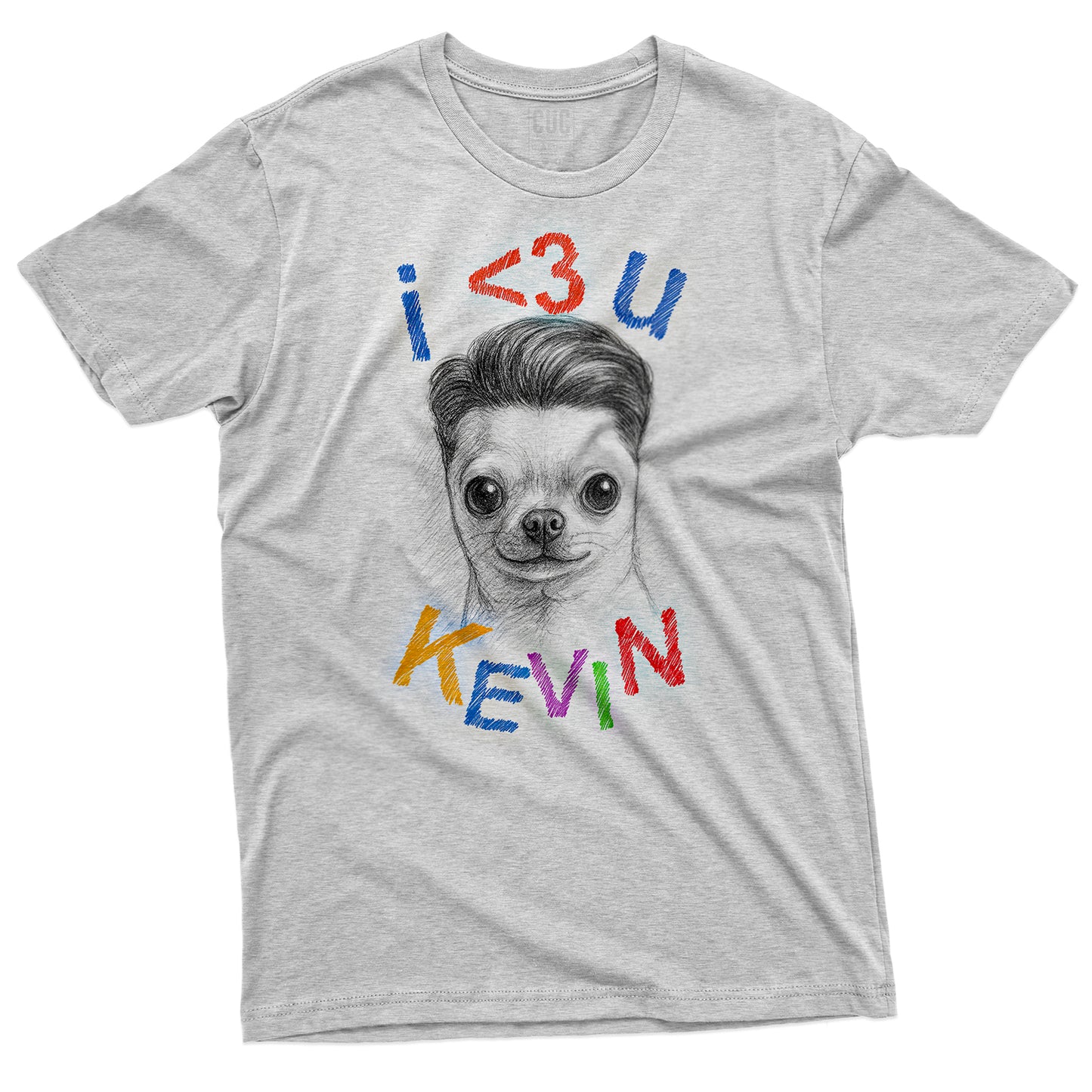 CUC T-Shirt KEVIN I LOVE U - Divertente #chooseurcolor