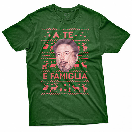 CUC T-Shirt A TE E FAMIGLIA - Natale - meme #chooseurcolor