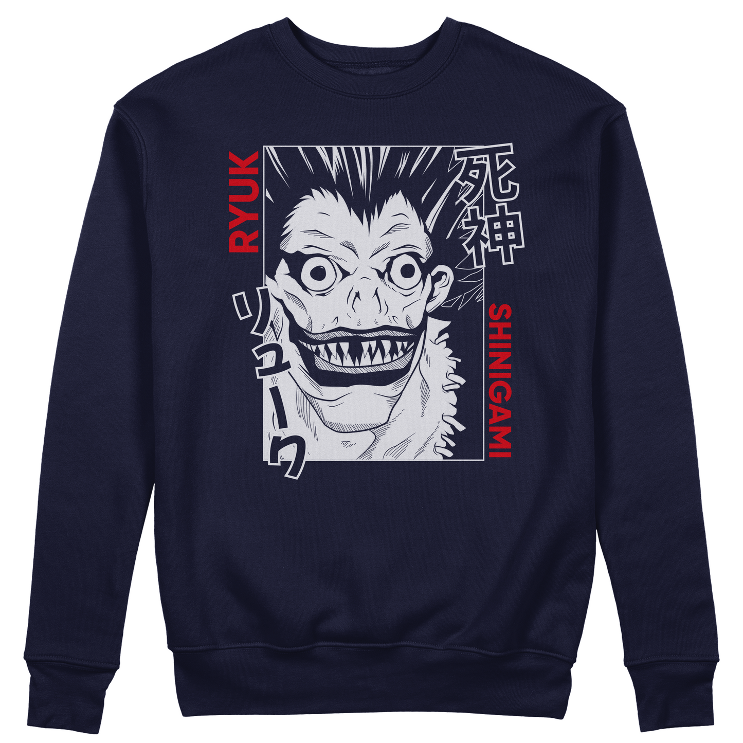 Felpa Girocollo unisex RYUK - Shinigami Death Note - anime manga #chooseurcolor