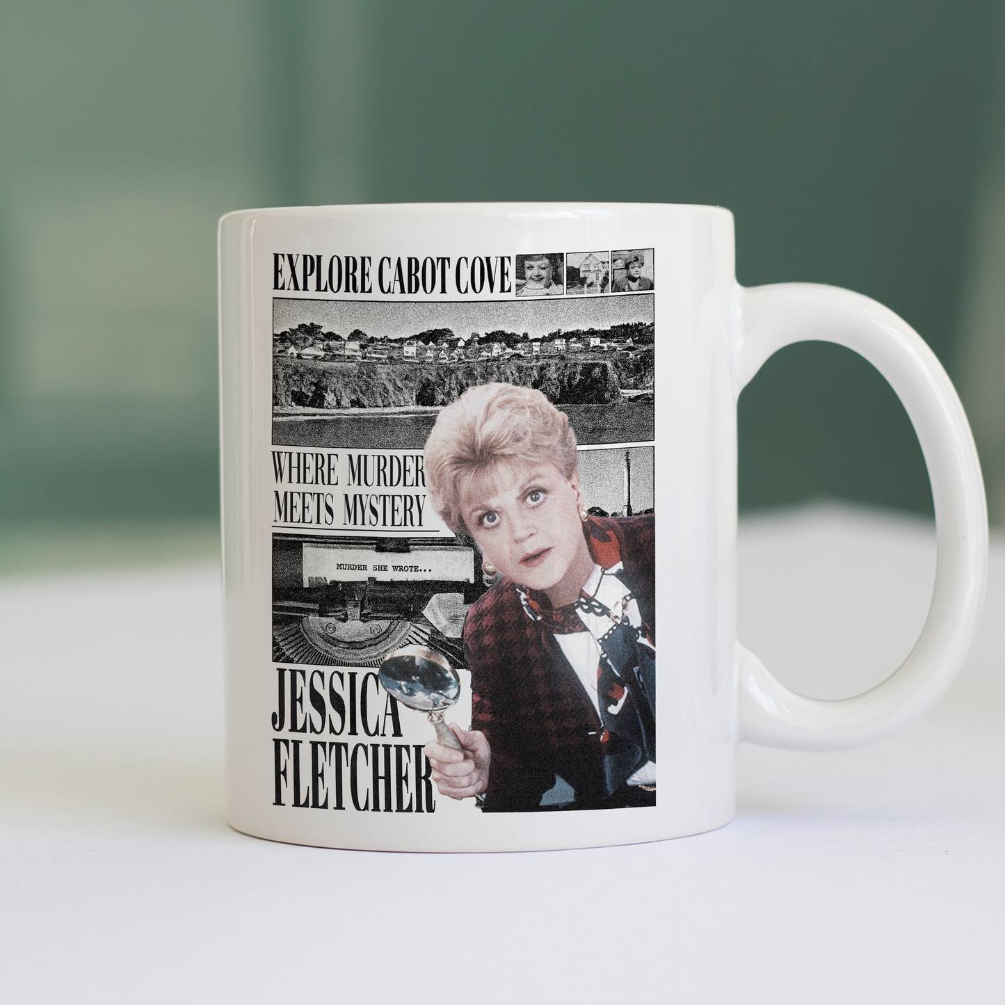 Tazza EXPLORE CABOT COVE - Jessica Fletcher Murder She wrote - #chooseurcolor