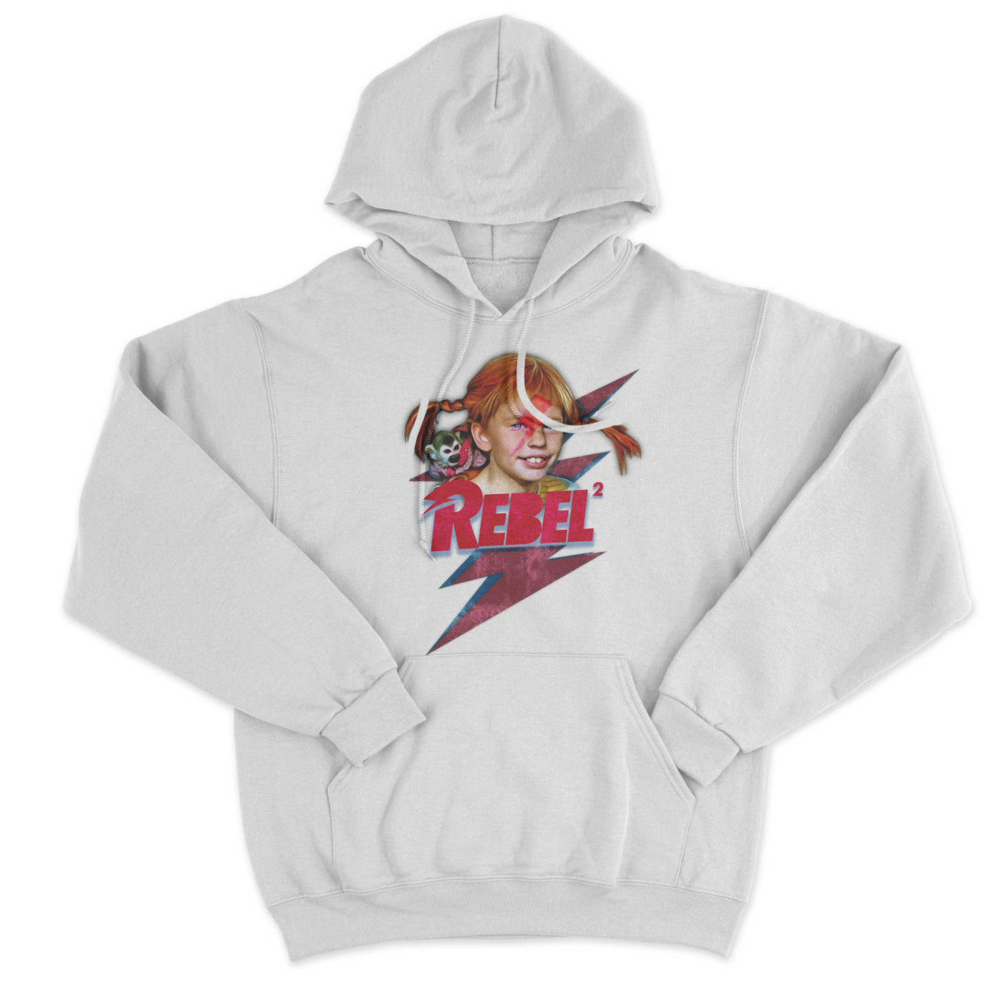 Felpa Cappuccio PIPPI REBEL - ziggy - musica - calzelunghe #chooseurcolor