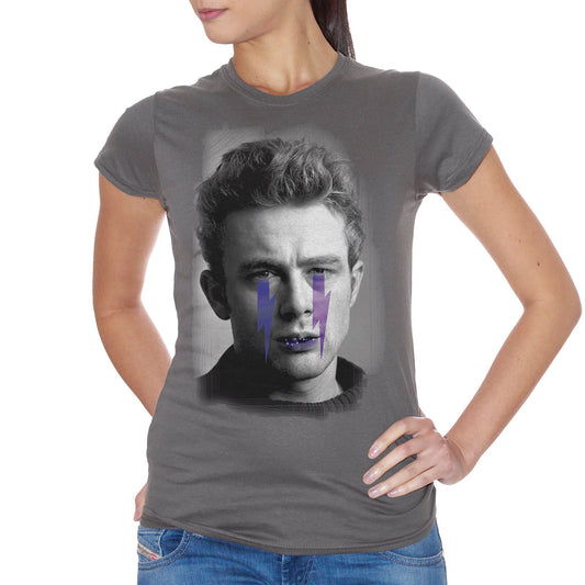 Snow T-Shirt James Dean Vintage Star Black And White - FAMOSI CucShop