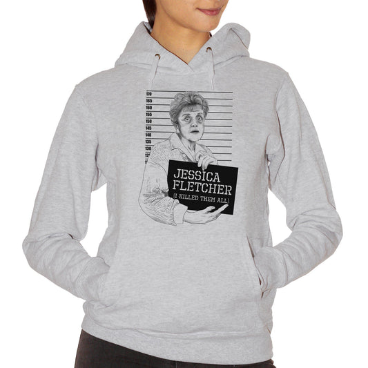 Gray Felpa Jessica Fletcher Mugshot Killed Them All Signora In Giallo Murder - FILM CucShop