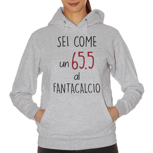 Felpa cappuccio CUC sei come il 65.5 al fantacalcio - sport - Choose ur color - CUC chooseurcolor