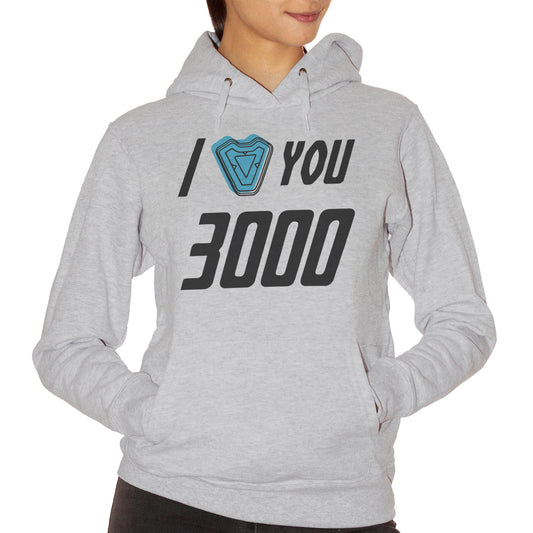 Felpa cappuccio CUC I Love You 3000 Super Hero Tony Stark - FILM - CUC chooseurcolor