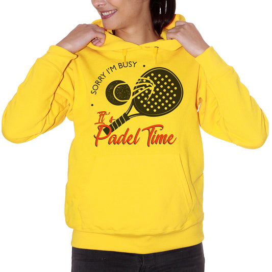Felpa cappuccio CUC Sorry I'M Busy Its Padel Time Sport Tennis Sport Divertente - SPORT - CUC chooseurcolor