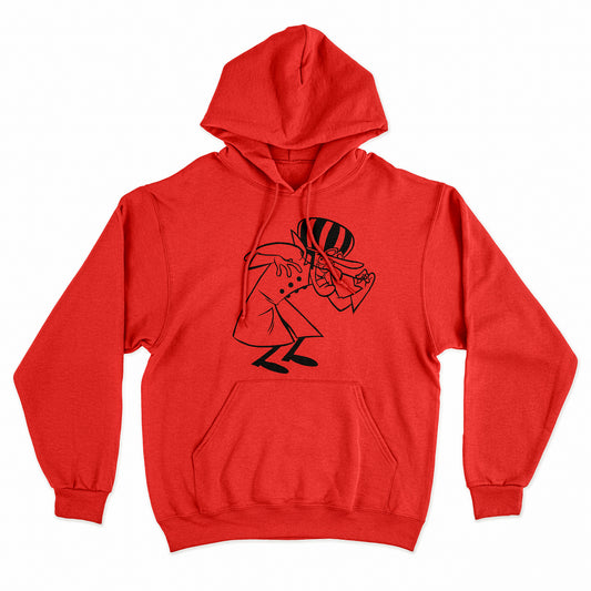 CUC Felpa Cappuccio - DICK DASTARDLY - CARTOON - #chooseurcolor - CUC chooseurcolor