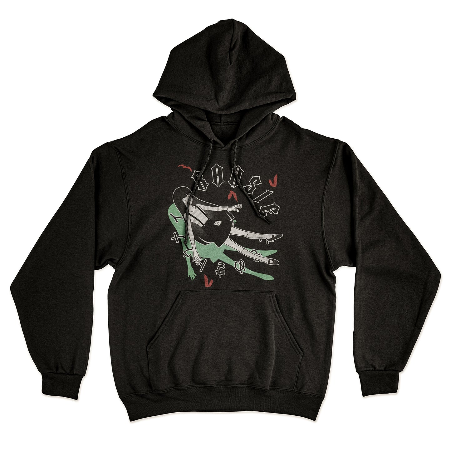 Felpa Cappuccio - RANSIE DREAM BLACK - Ransie la Strega - Cartoon Anni 80 #chooseurcolor - CUC chooseurcolor