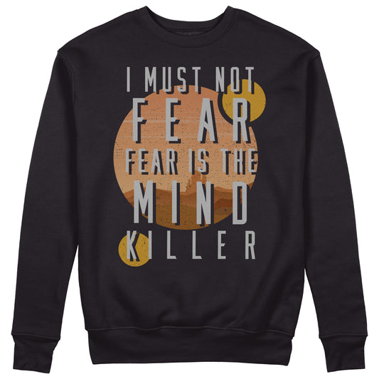 Felpa Girocollo Fear Is The Mind Killer Dune Film anni 80 - Movie Choose ur Color - CUC chooseurcolor