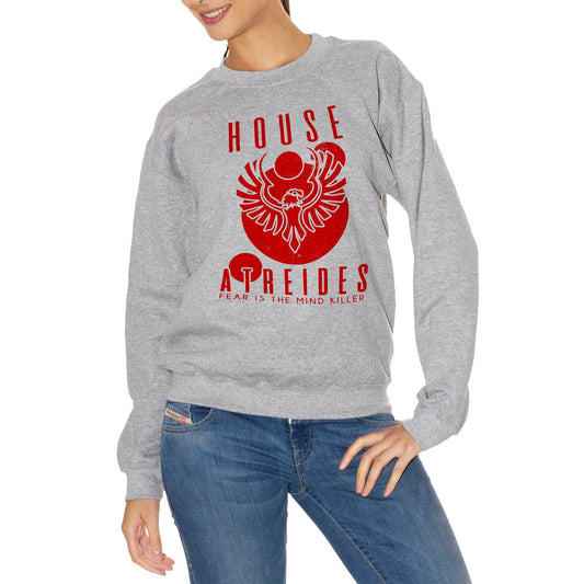 Firebrick Felpa Girocollo House Atreides Dune Film anni 80 - Movie Choose ur Color CucShop