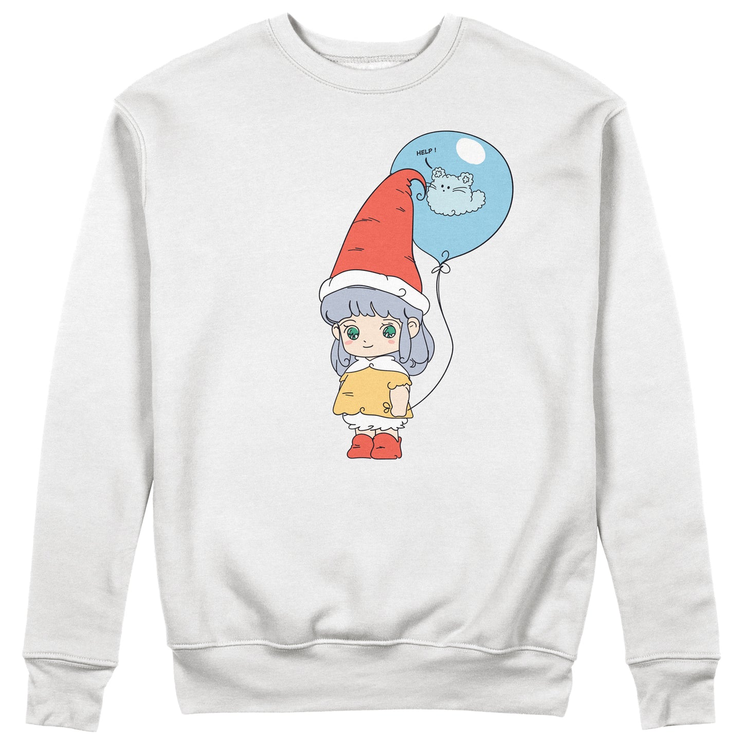 CUC Felpa Girocollo - Memole Baloon - Shojo- Unisex #chooseurcolor - CUC chooseurcolor