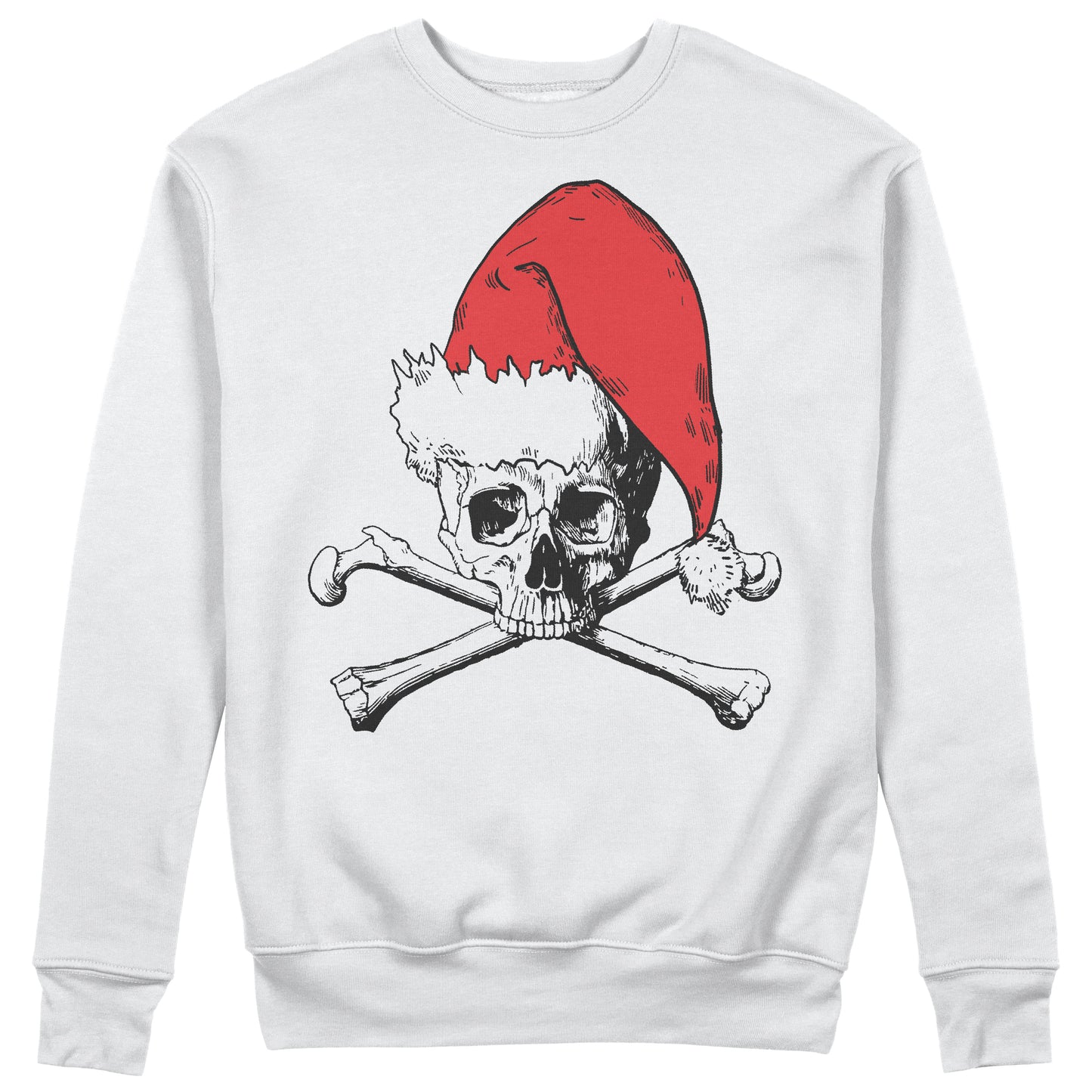CUC Felpa Girocollo - SANTA SKULL - NATALE - XMAS Unisex #chooseurcolor - CUC chooseurcolor
