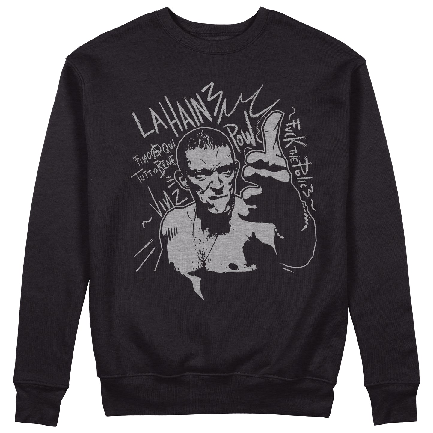 Felpa Girocollo -LA HAINE - L Odio - Vinz - movies - #chooseurcolor - CUC chooseurcolor