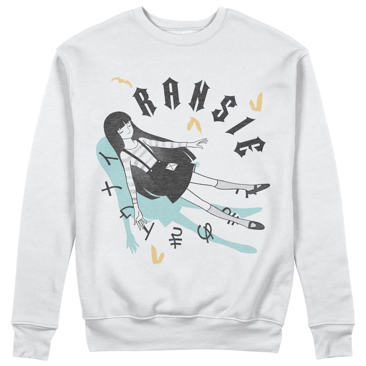 Felpa Girocollo RANSIE DREAM - Ransie la Strega - Cartoon Anni 80 #chooseurcolor - CUC chooseurcolor