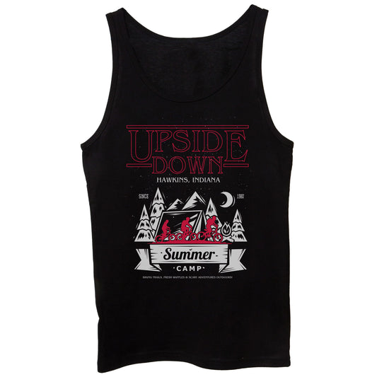 Black Canotta Stranger Things Campeggio Hawkins - FILM Choose ur color CucShop