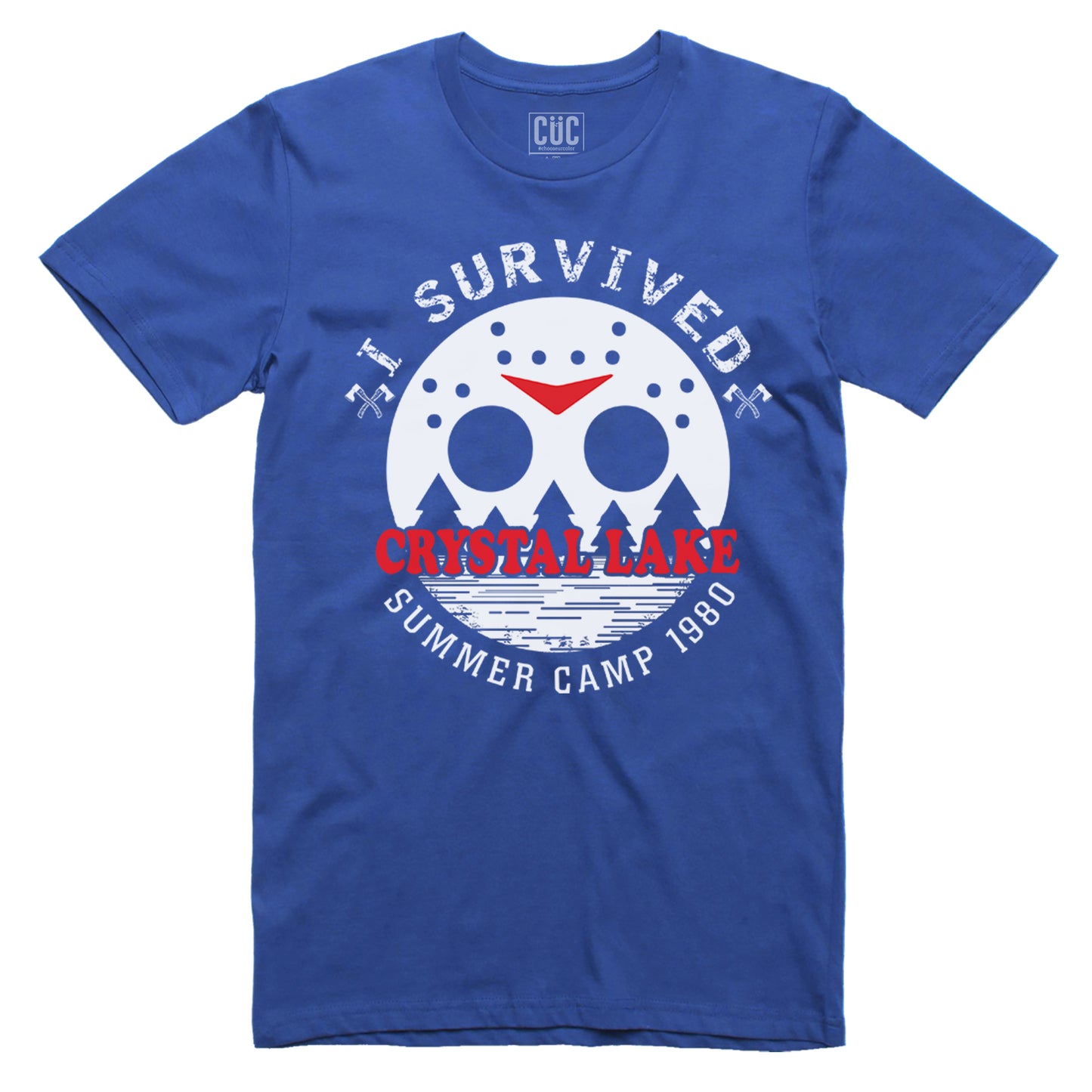 T-Shirt I survived summer campa 1980 Crystal Lake #chooseurcolor - CUC chooseurcolor