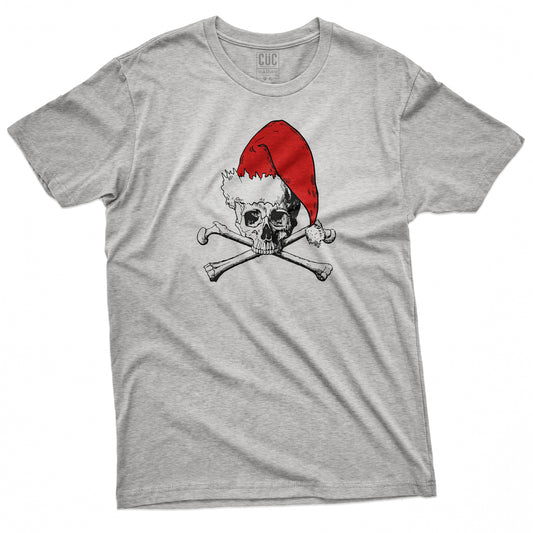 CUC T-Shirt SANTA SKULL - Natale - Xmas - #chooseurcolor - CUC chooseurcolor