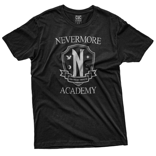 CUC T-Shirt NEVERMORE ACADEMY- Mercoledì - ADDAMS - #chooseurcolor - CUC chooseurcolor