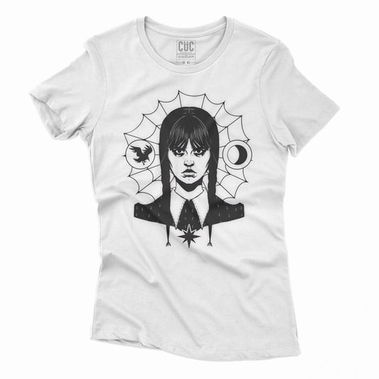 CUC T-Shirt MERCOLEDì NEVERMORE - WEDNESDAY - ADDAMS - #chooseurcolor - CUC chooseurcolor