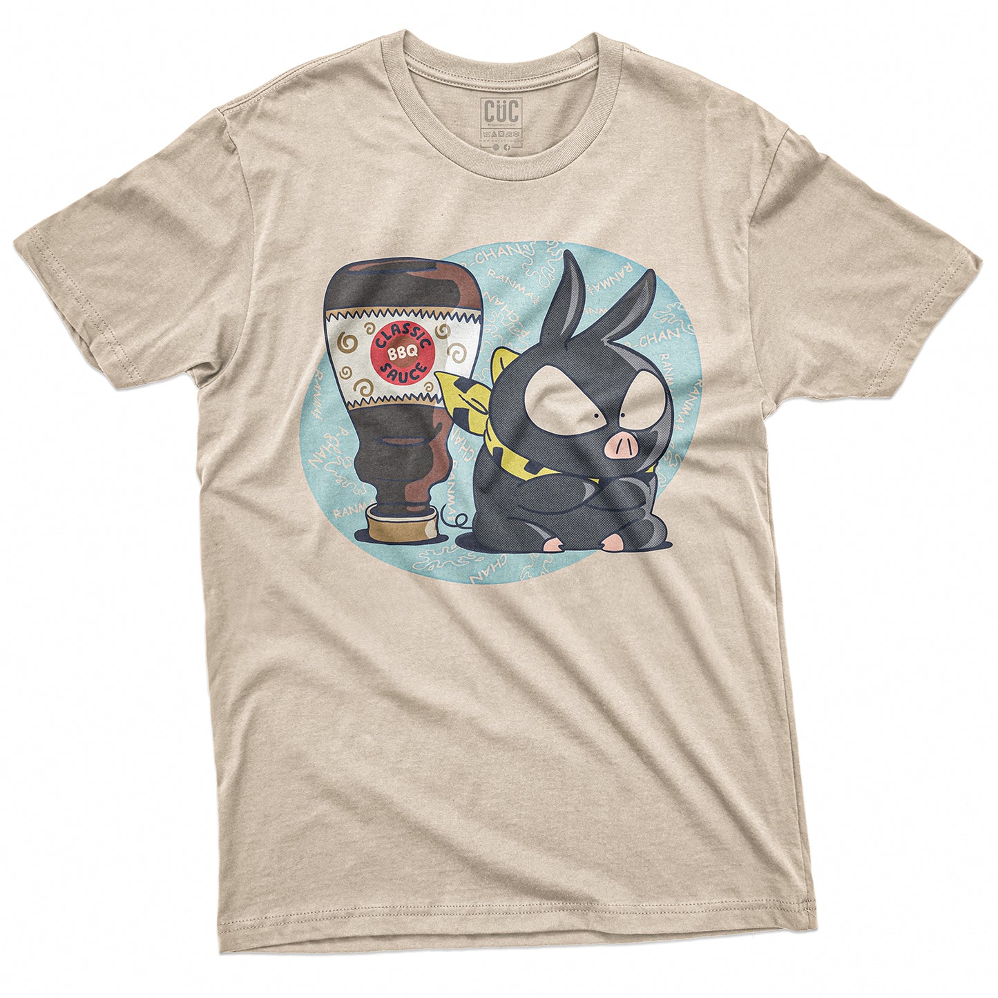CUC T-Shirt P-Chan-BBQ-Ranma-Cartoon #chooseurcolor - CUC chooseurcolor