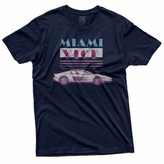 CUC T-Shirt MIAMI - Miami Vice - TV Cult anni '80 - #chooseurcolor - CUC chooseurcolor