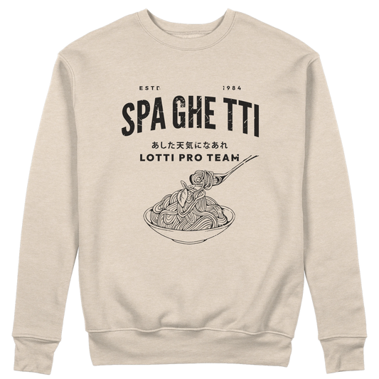 CUC GIROCOLLO SPAGHETTI TEAM - LOTTI - TUTTI IN CAMPO CON LOTTI -  Unisex ANIME MANGA #chooseurcolor