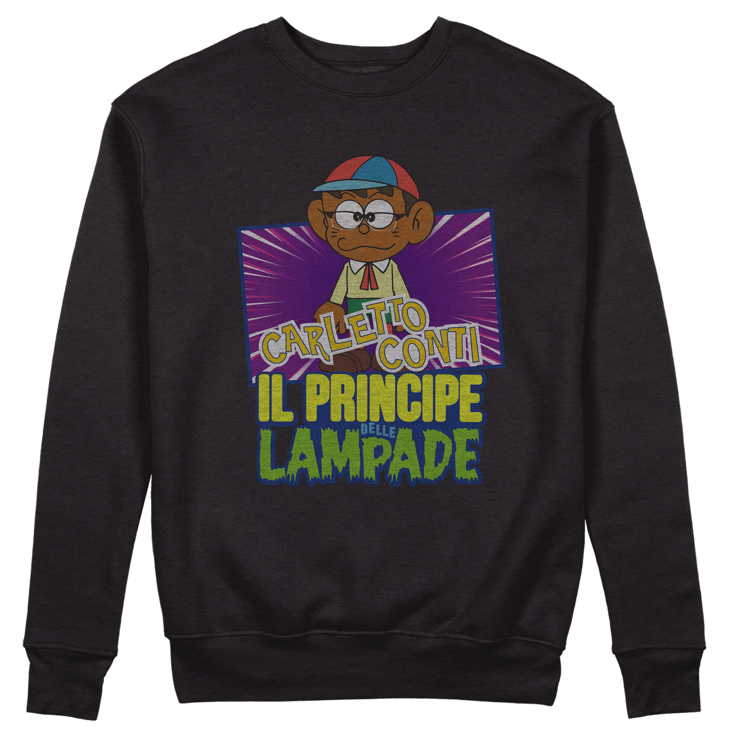 CUC GIROCOLLO CARLETTO CONTI -  Unisex - PERSONAGGI FAMOSI - Divertente - Anime -  #chooseurcolor