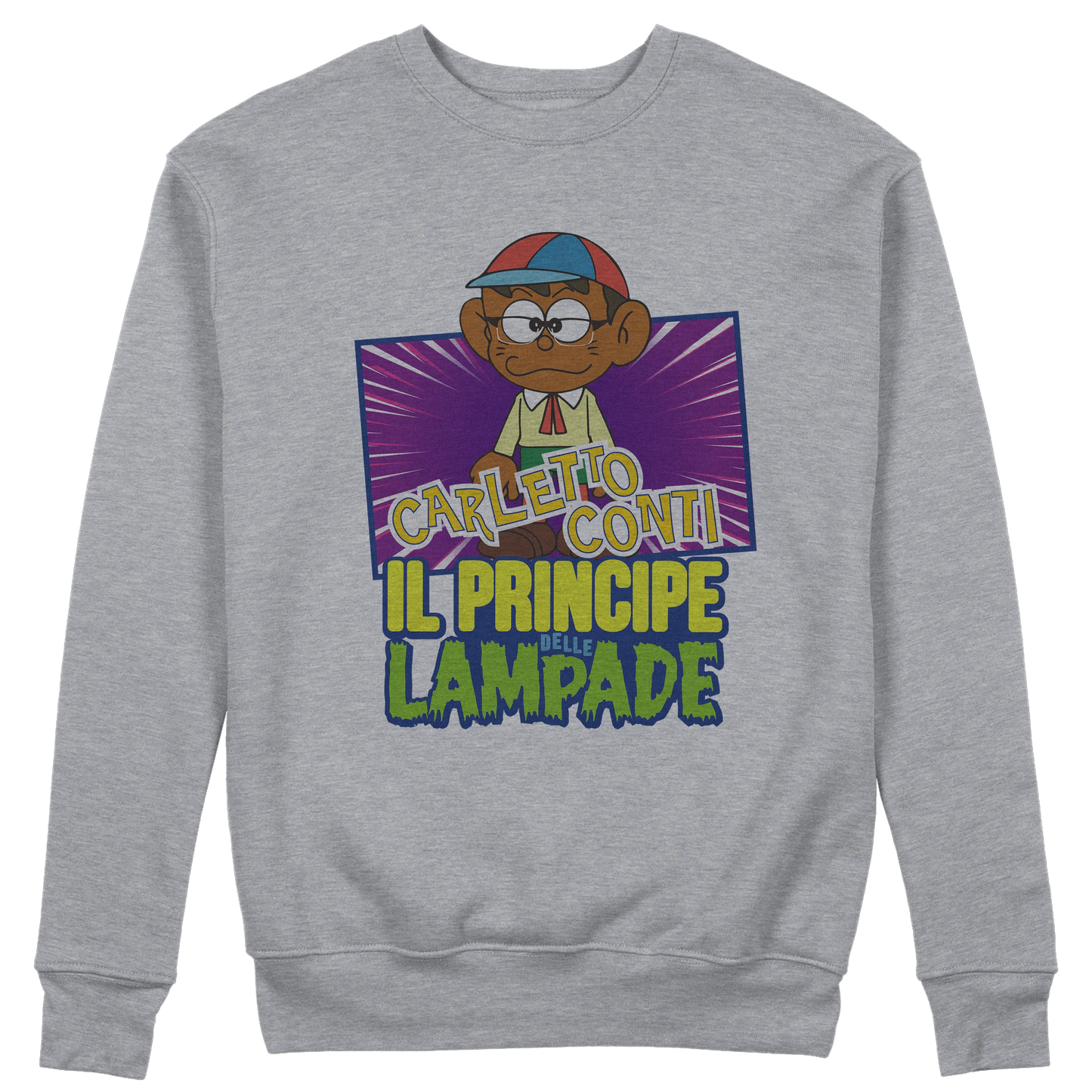 CUC GIROCOLLO CARLETTO CONTI -  Unisex - PERSONAGGI FAMOSI - Divertente - Anime -  #chooseurcolor