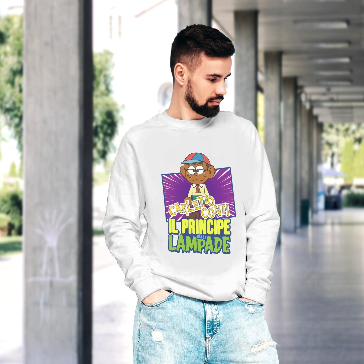 CUC GIROCOLLO CARLETTO CONTI -  Unisex - PERSONAGGI FAMOSI - Divertente - Anime -  #chooseurcolor