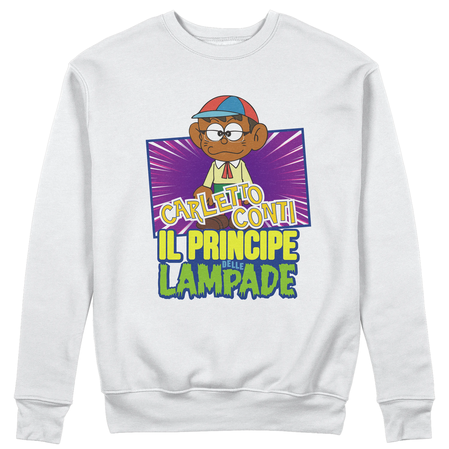 CUC GIROCOLLO CARLETTO CONTI -  Unisex - PERSONAGGI FAMOSI - Divertente - Anime -  #chooseurcolor