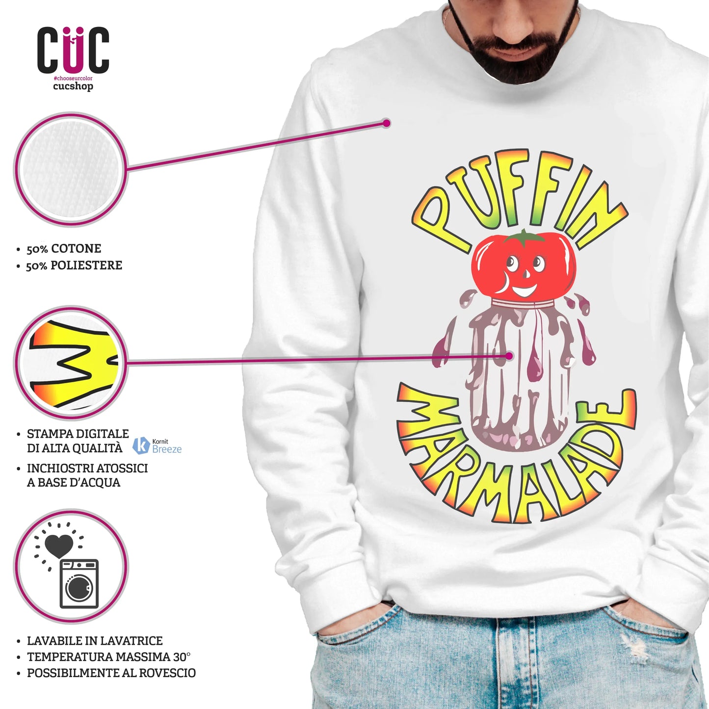 CUC GIROCOLLO MARMELLATA PUFFIN -  Unisex - FILM - Chi trova un amico trova un tesoro -  #chooseurcolor
