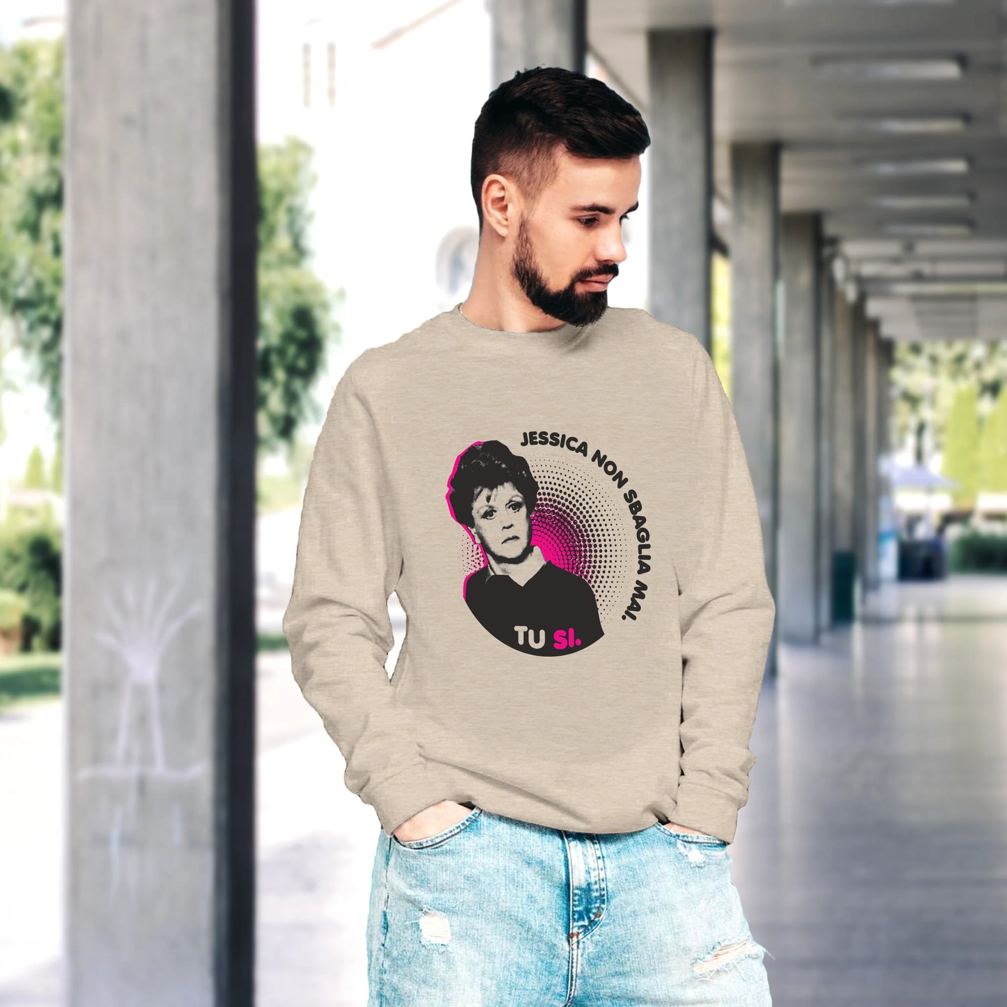 CUC GIROCOLLO Jessica non sbaglia mai -  Unisex - Jessica Fletcher - PERSONAGGI FAMOSI - Divertente - Crime -  #chooseurcolor