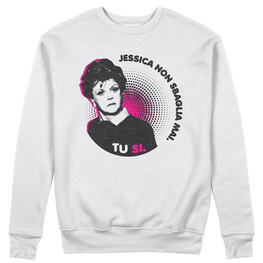 CUC GIROCOLLO Jessica non sbaglia mai -  Unisex - Jessica Fletcher - PERSONAGGI FAMOSI - Divertente - Crime -  #chooseurcolor