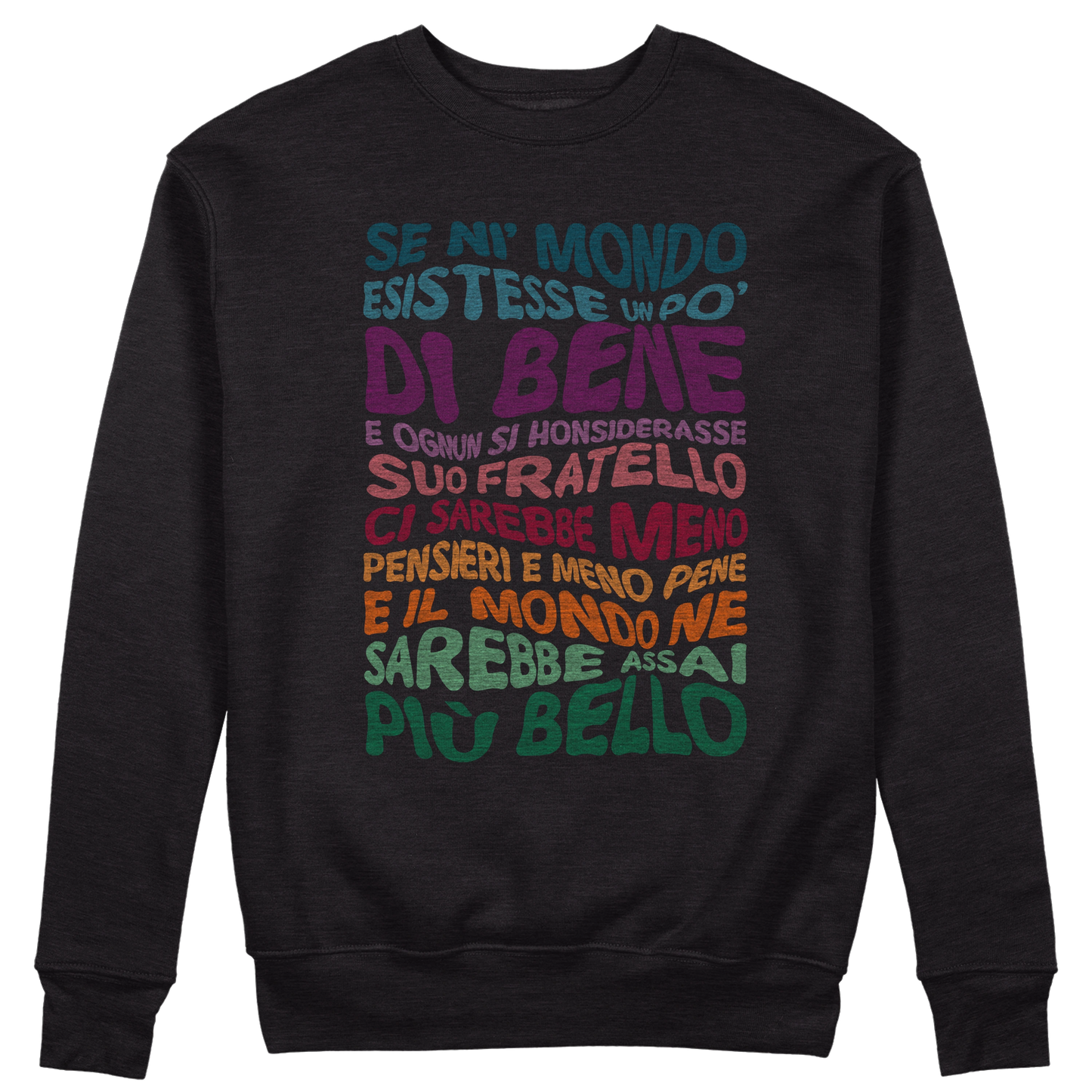 CUC GIROCOLLO Poesia Patchani -  Unisex - PERSONAGGI FAMOSI - Meme - Mostro di Firenze -  #chooseurcolor