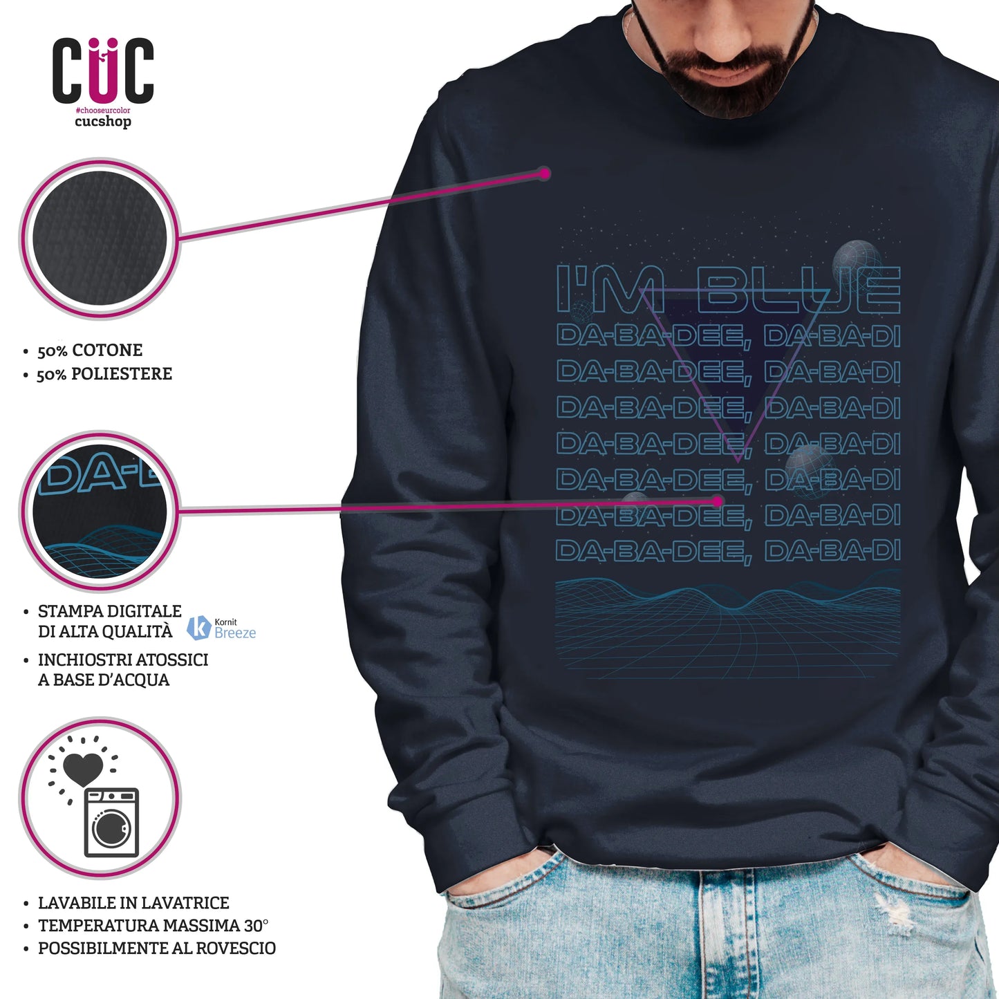 CUC GIROCOLLO I’m blue -  Unisex - Dance -  #chooseurcolor
