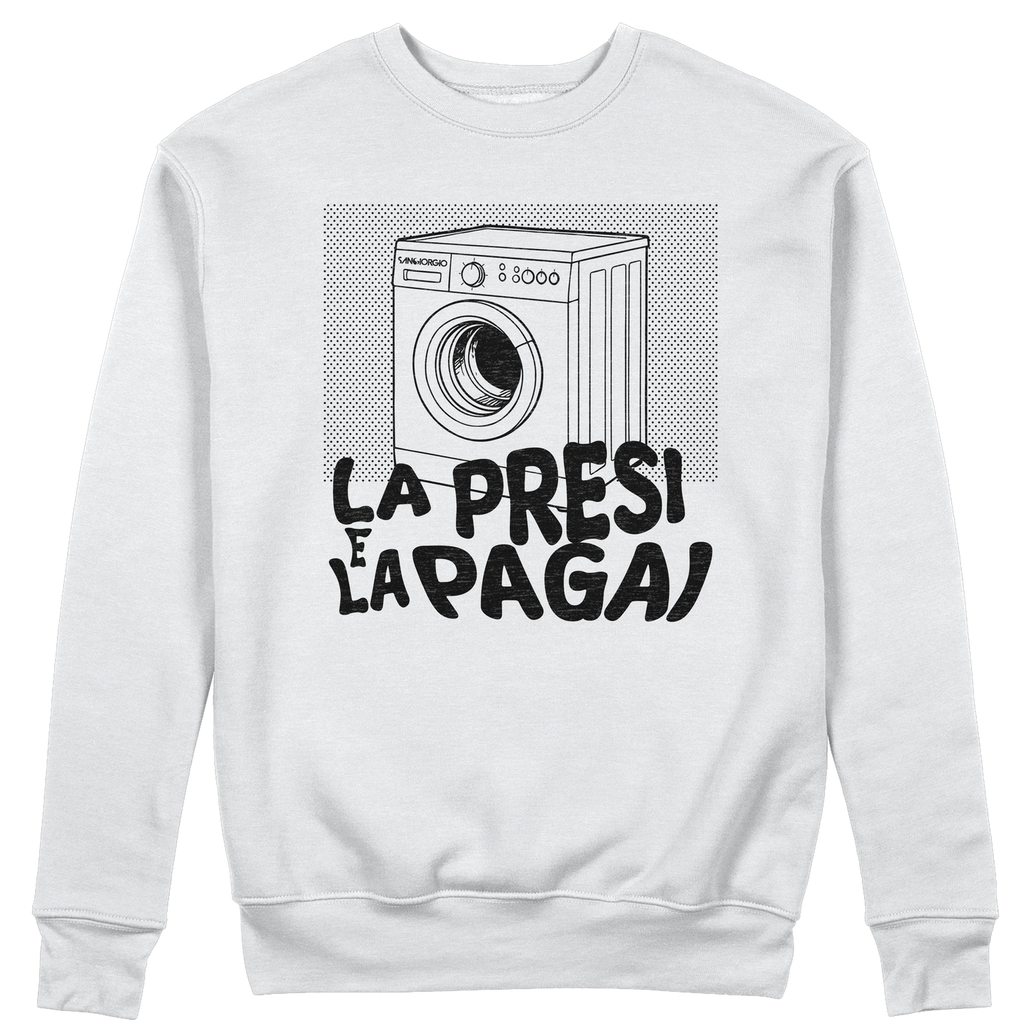 CUC GIROCOLLO La Lavatrice -  Unisex - PERSONAGGI FAMOSI- scherzo telefonico - Mario Magnotta -  #chooseurcolor