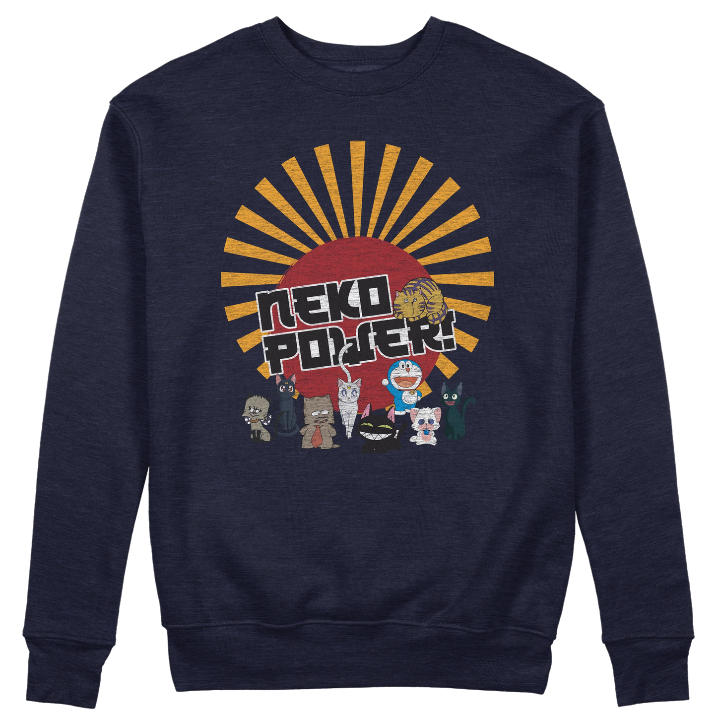 CUC GIROCOLLO Neko Power -  Unisex - ANIME MANGA - Gatti Cartoni -  #chooseurcolor