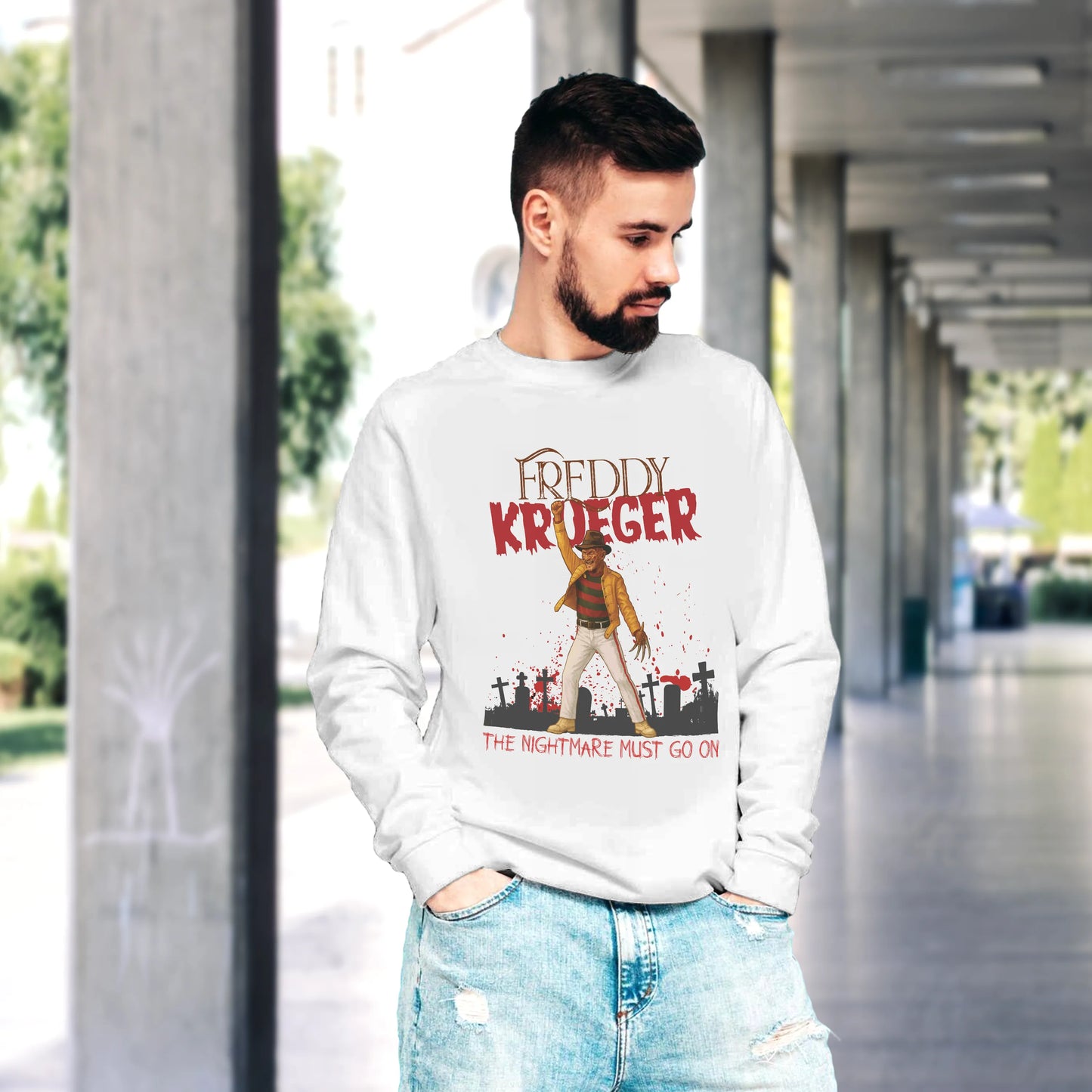 CUC GIROCOLLO Freddy Krueger Mercury -  Unisex - FILM MUSICA - QUEEN -  #chooseurcolor