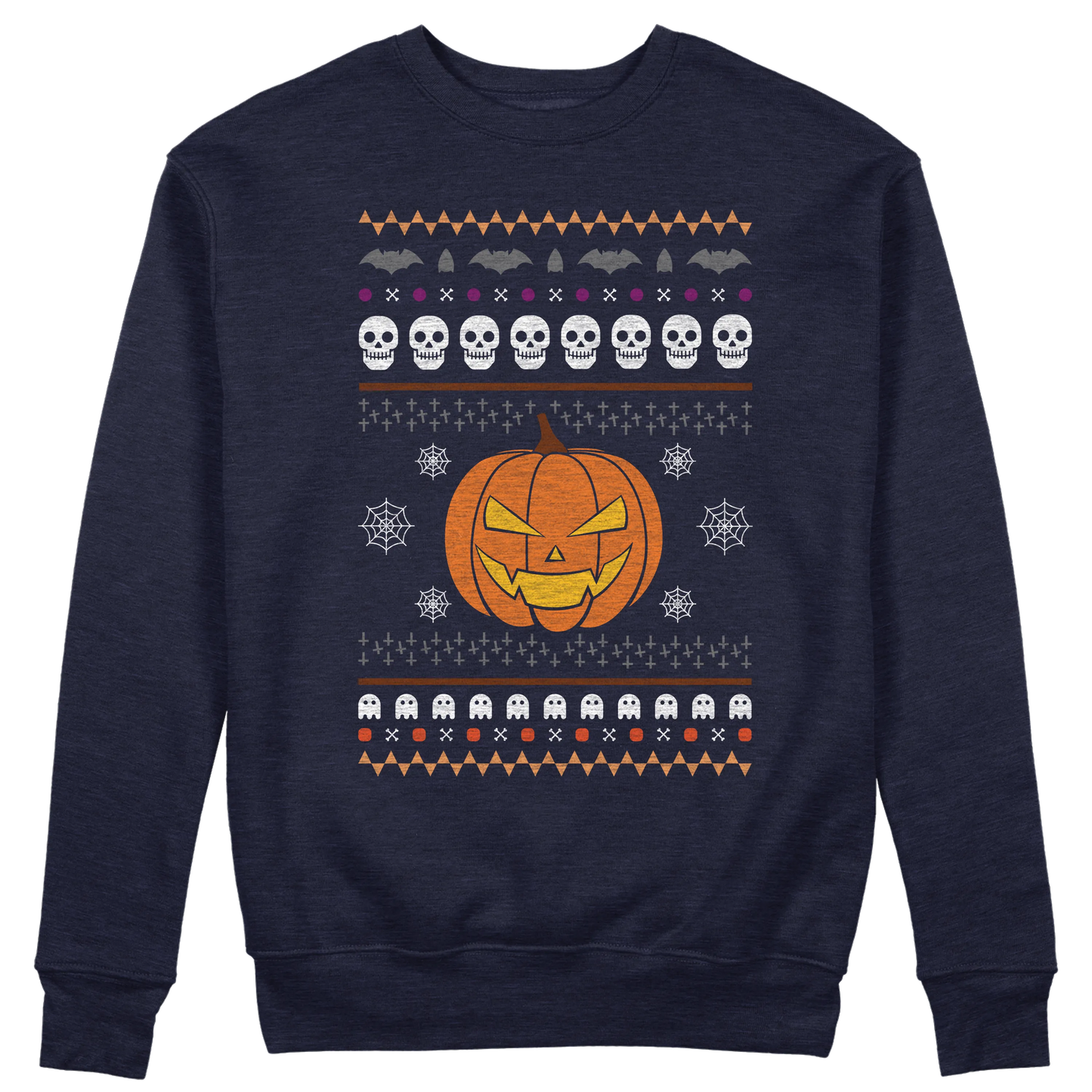 CUC GIROCOLLO Ugly Halloween Sweater -  Unisex - Divertente  - Spooky Season -  #chooseurcolor