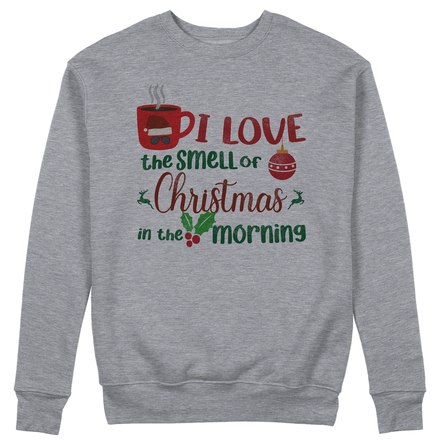 CUC GIROCOLLO I LOVE THE SMELL OF CHRISTMAS IN THE MORNING -  Unisex - FILM Natale - Kilgore -  #chooseurcolor