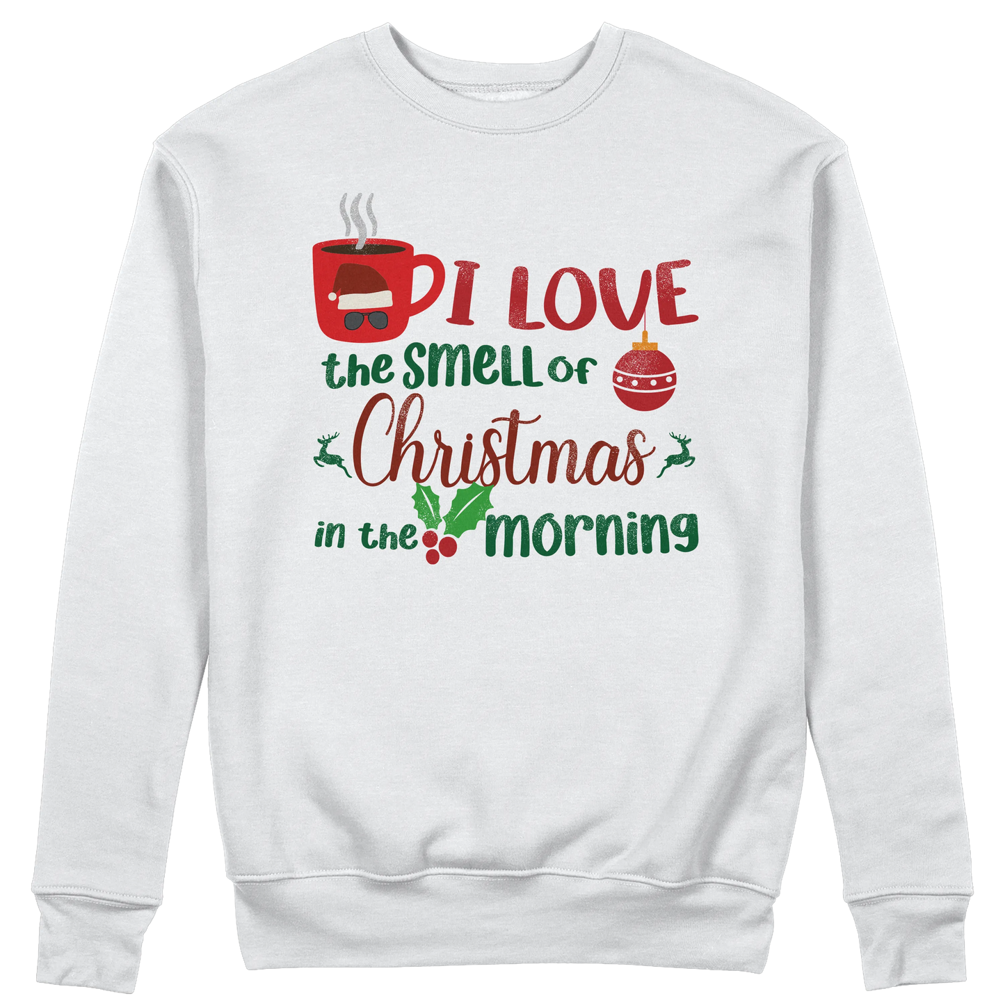 CUC GIROCOLLO I LOVE THE SMELL OF CHRISTMAS IN THE MORNING -  Unisex - FILM Natale - Kilgore -  #chooseurcolor