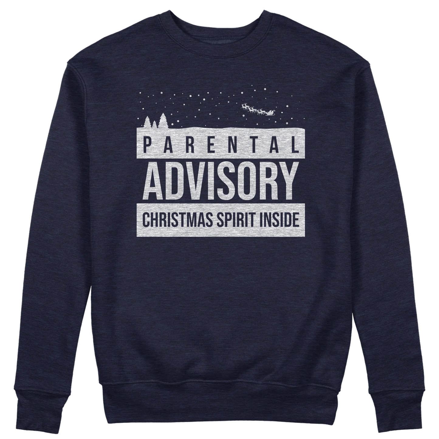 CUC GIROCOLLO Parental Advisory Christmas Spirit Inside -  Unisex -  Natale - Divertente -  #chooseurcolor
