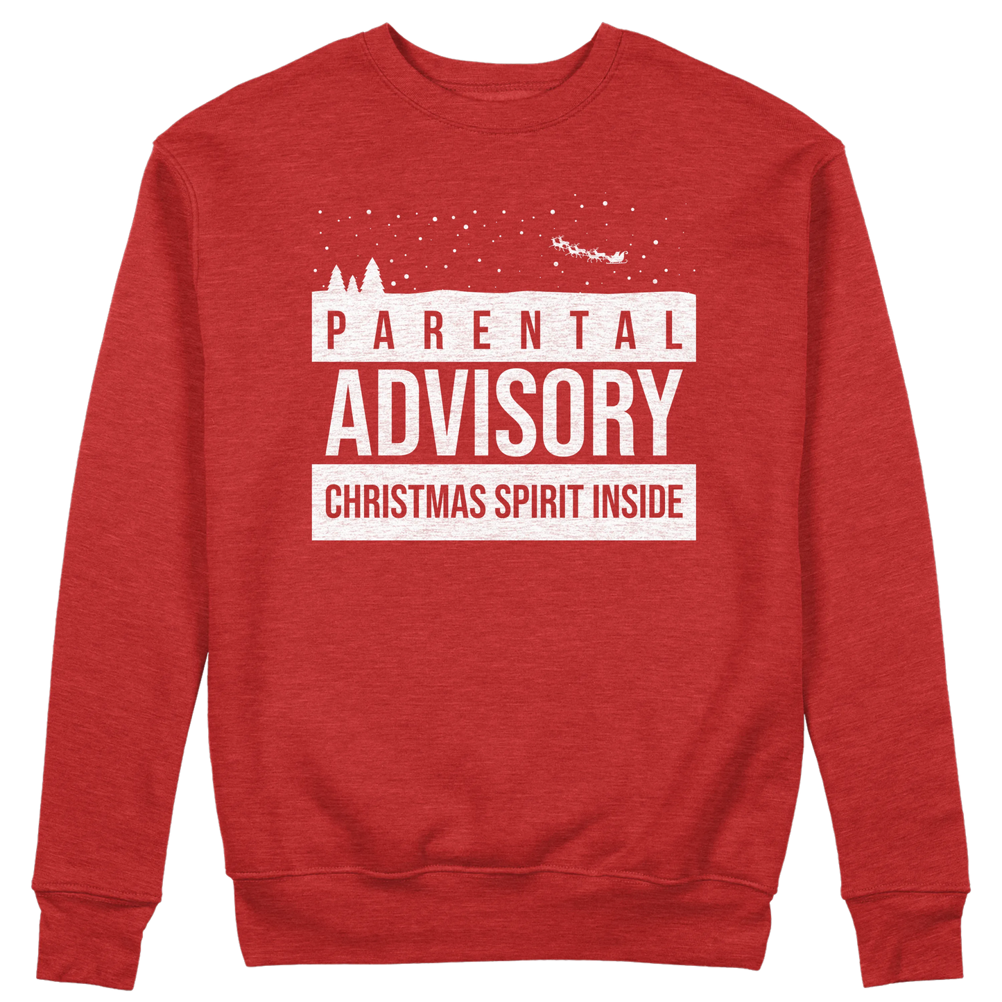 CUC GIROCOLLO Parental Advisory Christmas Spirit Inside -  Unisex -  Natale - Divertente -  #chooseurcolor