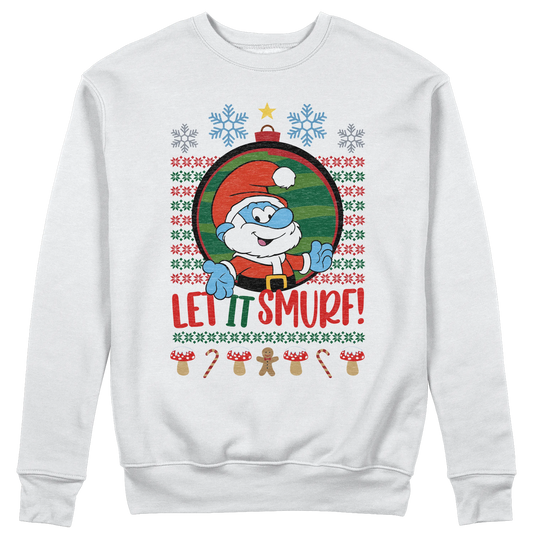 CUC GIROCOLLO LET IT SMURF! -  Unisex - Natale - Regalo - Grande Puffo -  #chooseurcolor