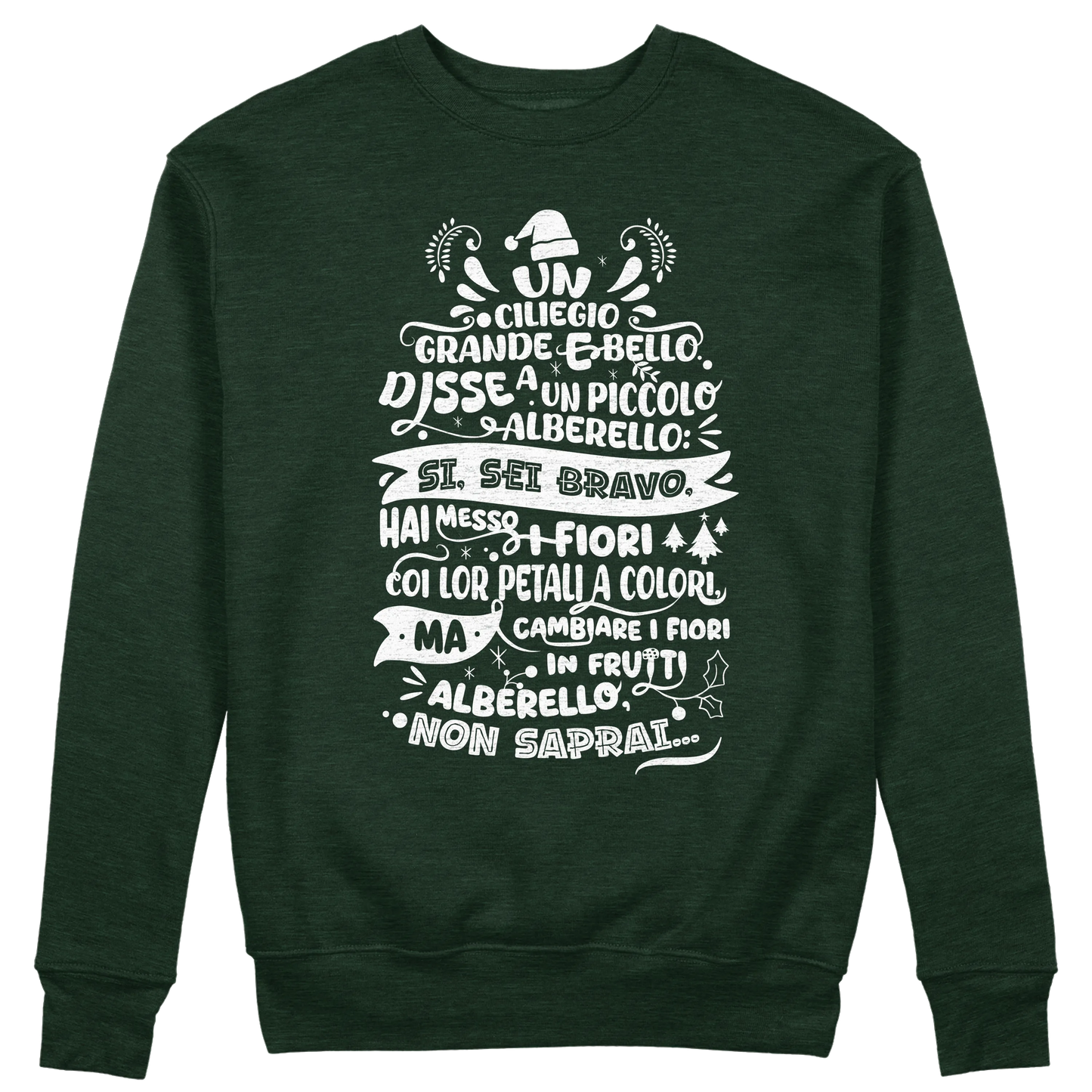 CUC GIROCOLLO MARIANGELA Poesia Natalizia - Unisex - FILM Fantozzi - Cult -  #chooseurcolor