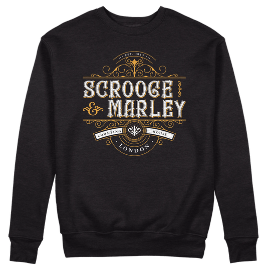 CUC GIROCOLLO Scrooge & Marley Counting House -  Unisex - NATALE - PERSONAGGI FAMOSI - Charles Dickens - Canto di Natale -  #chooseurcolor